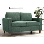 Miles Mid Century Modern Zweisitzer-Sofa mit Wendekissen Groß