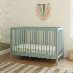 Babyletto Swell 4-in-1 umwandelbares Kinderbett mit Umbausatz zum Kleinkindbett