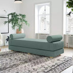 Tagesbett / ausklappbares Schlafsofa (Queensize) - Microvelvet
