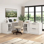 Computertisch Westbrook 60W mit Aufsatz von Bush Furniture