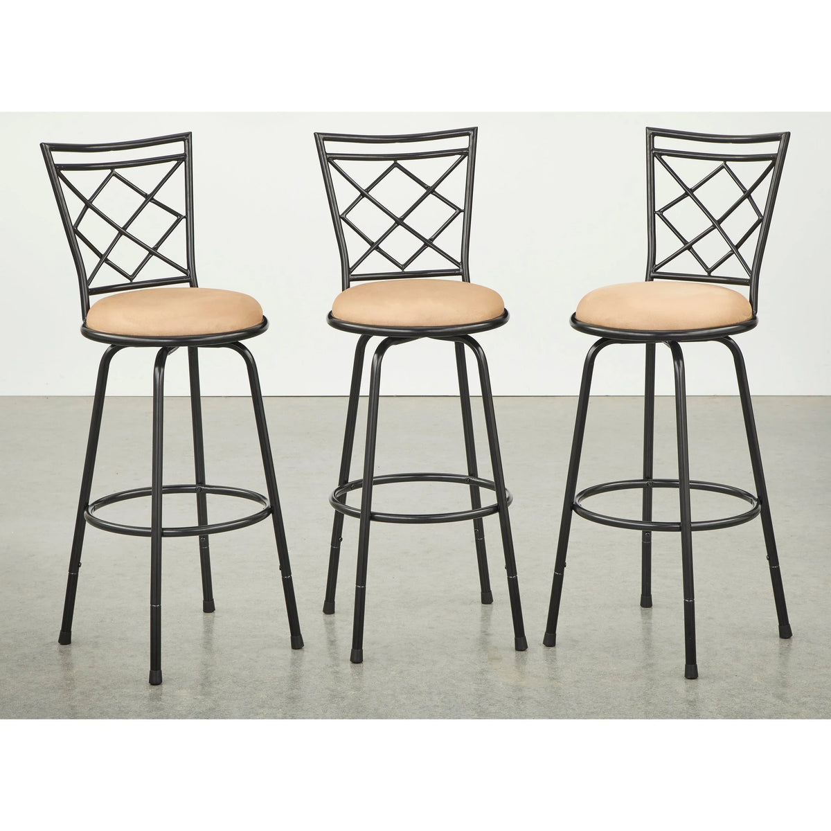 Simple Living Alyssa Höhenverstellbare Barhocker (3er-Set)