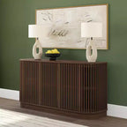 Plank+Beam Contour Massivholz-Sideboard mit 3 Türen, 150 cm TV-Lowboard für Wohnzimmer