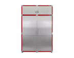Seville Classics UltraHD 2-teiliges, extrabreites Aufbewahrungsschrank-Set, 60 x 24