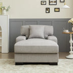 Modernes überdimensionales Schlafsofa im Mid-Century-Stil mit Kissen