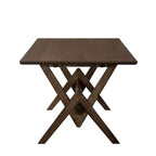 Christopher Knight Home Simon 5-teiliges Esszimmer-Set aus Kautschukholz im Mid-Century Modern Stil mit Bouclé-Stühlen