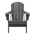 Polytrends Laguna Faltbarer Adirondack-Stuhl für den Außenbereich, wetterfest und lichtbeständig