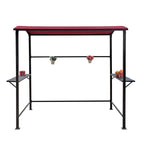 Outdoor-Grillpavillon mit Stahlrahmen, 1,5 m x 2,4 m
