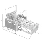 Verwandelbarer Schlafsofa-Sessel, verstellbarer Auszieh-Schlafsessel