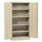 Edsal 36Bx18Tx72H freistehender Stahlschrank Beige