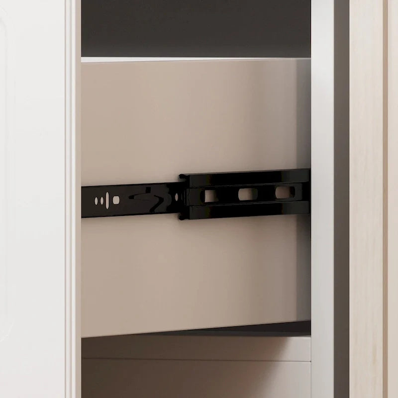 93.9H/74.2H Schrank Kleiderschrank Garderobe Hängende Schubladen Aufbewahrung