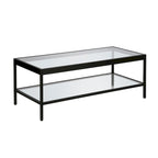 Alexis Couchtisch aus Metall und Glas