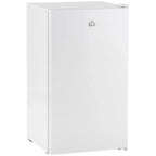 HOMCOM 90L Mini-Kühlschrank mit Gefrierfach, Kompakter Kühlschrank mit einer Tür und einstellbarem Thermostat für Schlafzimmer