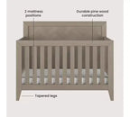 Child Craft Kieran Kinderbett, Doppelkommode und Wäscheschrank Set, 3-teilig, beinhaltet 4-in-1 umwandelbares Kinderbett, Kommode und Wäscheschrank