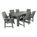 HIGHWOOD PROFESSIONAL 7-teiliges Outdoor-Esszimmer-Set 42x72