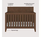 Child Craft Kieran Kinderbett, Doppelkommode und Wäscheschrank Set, 3-teilig, beinhaltet 4-in-1 umwandelbares Kinderbett, Kommode und Wäscheschrank