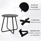 GRANDPATIO Outdoor 5-teiliges Korbsessel-Set mit Zweisitzer