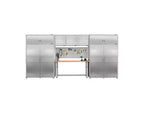 Seville Classics UltraHD 2-teiliges, extrabreites Aufbewahrungsschrank-Set, 60 x 24