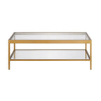 Alexis Couchtisch aus Metall und Glas