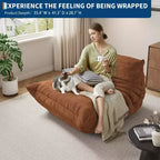 Modulares Sektionssofa, Togo Sofa mit tiefer Sitzfläche
