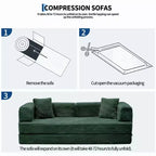 80.7 5-in-1 Schlafsofa – Kord, 544 kg, kein Aufbau