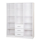 Palace Imports 100% Massivholz Cosmo Kleiderschrank mit 3 Türen mit Massivholz- oder Spiegeltüren