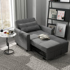 3-in-1 verstellbares Schlafsofa, ausziehbares Sesselsofa, umwandelbares Klappbett für das Wohnzimmer