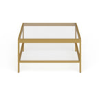 Alexis Couchtisch aus Metall und Glas