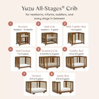 Babyletto Yuzu 8-in-1 umwandelbares Kinderbett mit All-Stages Umrüst-Kits