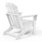 Polytrends Laguna Faltbarer Adirondack-Stuhl für den Außenbereich, wetterfest und lichtbeständig