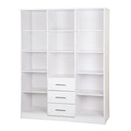 Palace Imports 100% Massivholz Cosmo Kleiderschrank mit 3 Türen mit Massivholz- oder Spiegeltüren