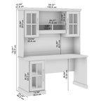 Computertisch Westbrook 60W mit Aufsatz von Bush Furniture