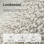 Sheila Moderner 30 W Bouclé-Sessel mit Massivholzbeinen, 2er-Set von HULALA HOME