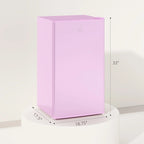 3.2 Cu.Ft Mini-Kühlschrank mit Gefrierfach, eintüriger Kompaktkühlschrank mit einstellbarem Thermostat für das Schlafzimmer