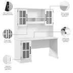 Computertisch Westbrook 60W mit Aufsatz von Bush Furniture