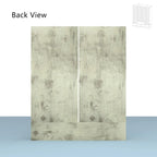 Kleiderschrank Hochschrank Schrank 59B Großer Freistehender Kleiderschrank Weiß