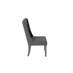 Best Quality Furniture 9-teiliges rustikales, ausziehbares Esszimmerset in Grau