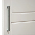 Palace Imports 100% Massivholz Cosmo Kleiderschrank mit 3 Türen mit Massivholz- oder Spiegeltüren