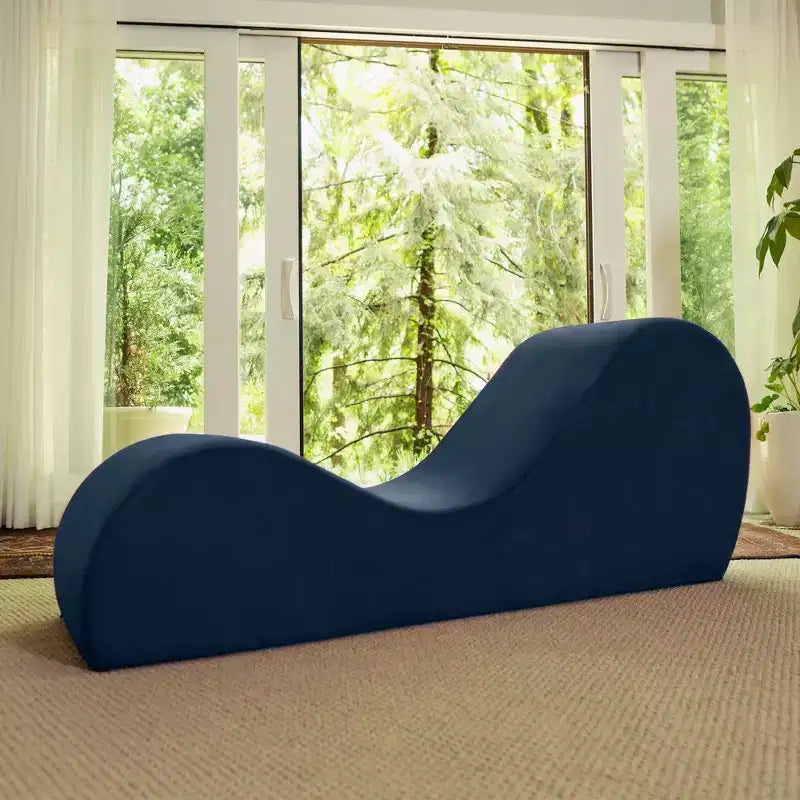 Avana Sleek Yoga-Chaiselongue – hergestellt in den USA – ideal zum Dehnen, Entspannen, Trainieren und mehr, 60T x 18B x 26H Zoll, Hellgrau