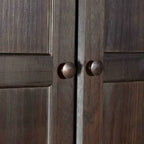 2-türiger Massivholzschrank - 41x72x22