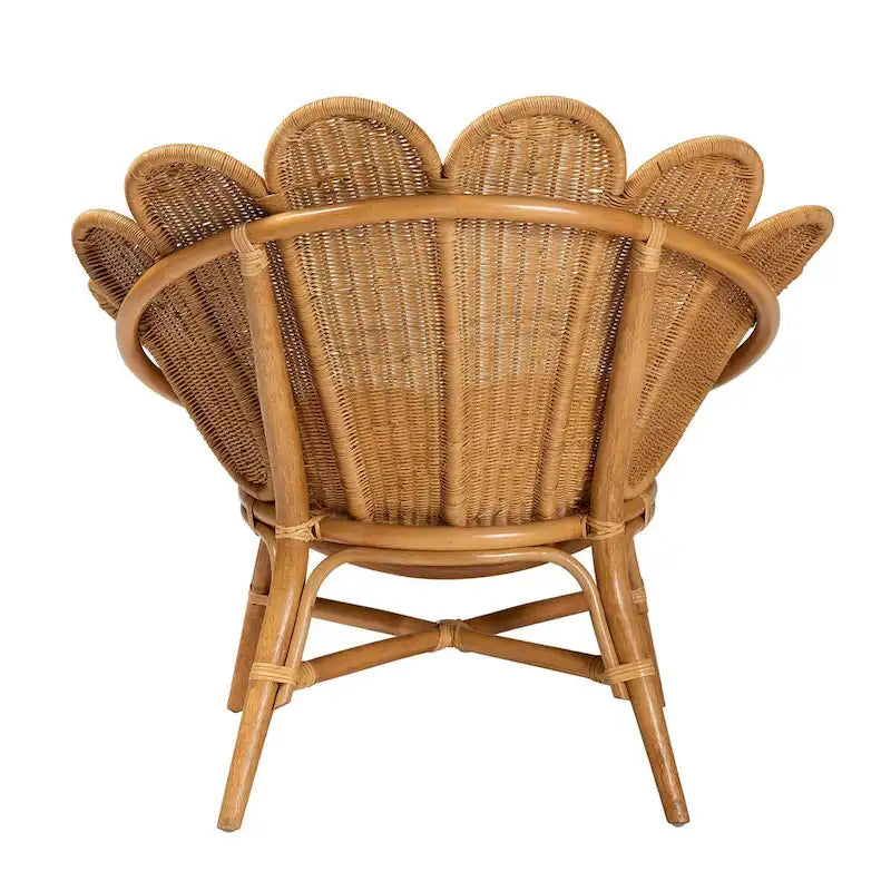 Blossom Bohemian Honig Rattan Akzent Blumensessel