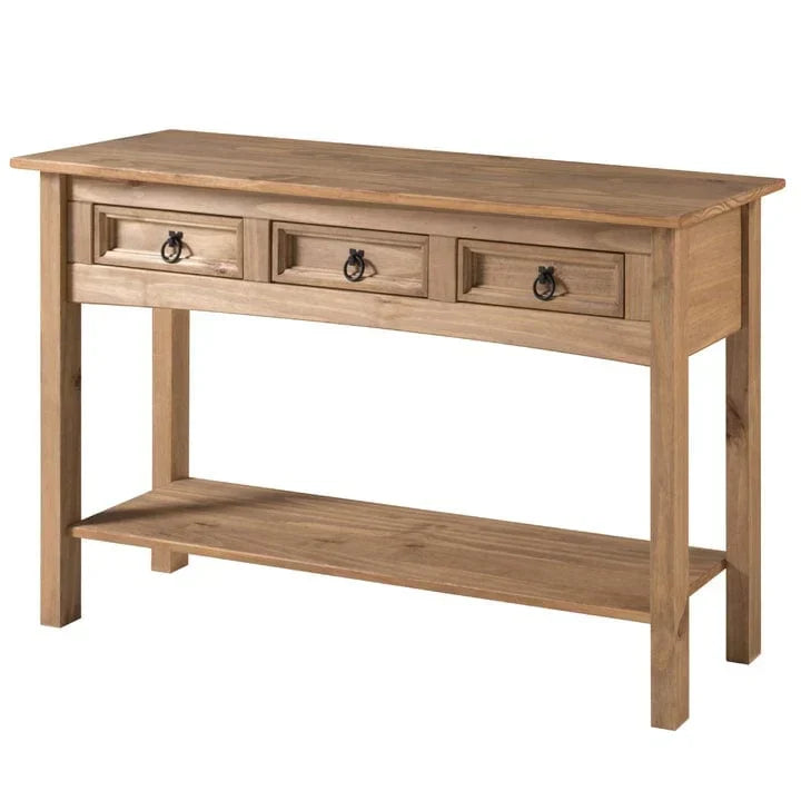 Holz-Dielentisch Konsole 3 Schubladen Corona | Furniture Dash - N/A