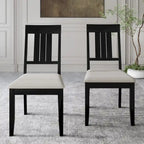 CraftPorch Classic 7-teiliges Esszimmerset aus Holz