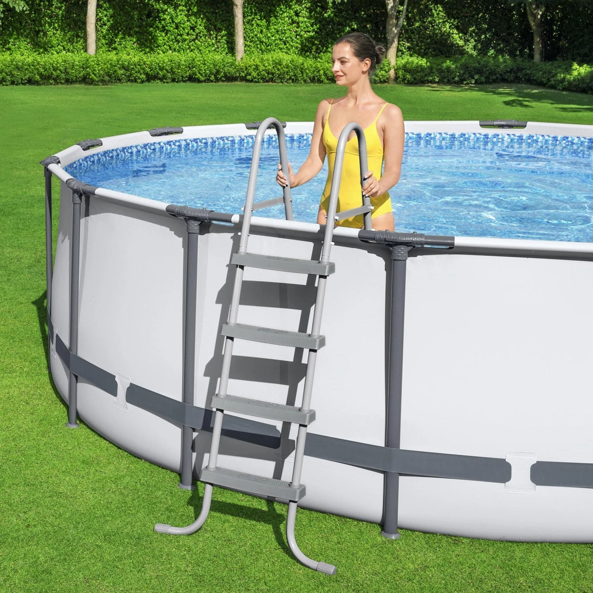 Bestway Steel Pro MAX Rundschwimmbecken Aufstellpool mit Pumpe & Abdeckung