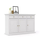 Tvilum, Sideboard mit 3 Türen und 3 Schubladen, Weiß