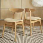 Norwegisch-dänisches Esstisch-Set aus Eiche mit konischen Beinen von iNSPIRE Q Modern
