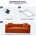 80.7 5-in-1 Schlafsofa – Kord, 544 kg, kein Aufbau