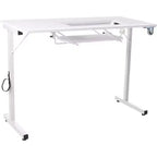 SewingRite SewStation 101 Tragbarer Klappnähtisch mit Stahlbeinen, Weiß – Perfekt für Zuhause, Büro und Geschäft