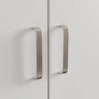 2-türiger Kleiderschrank, freistehender Schlafzimmerschrank mit Kleiderstange