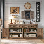 Buffetschrank Landhausstil, Kaffeebar Weinbar für Esszimmer - N/A