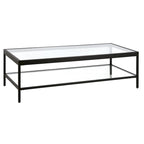 Alexis Couchtisch aus Metall und Glas